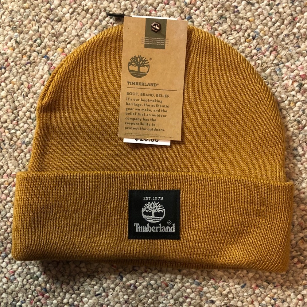 🆕 Timberland Logo Patch Watch Cap - Picture 2 of 4
